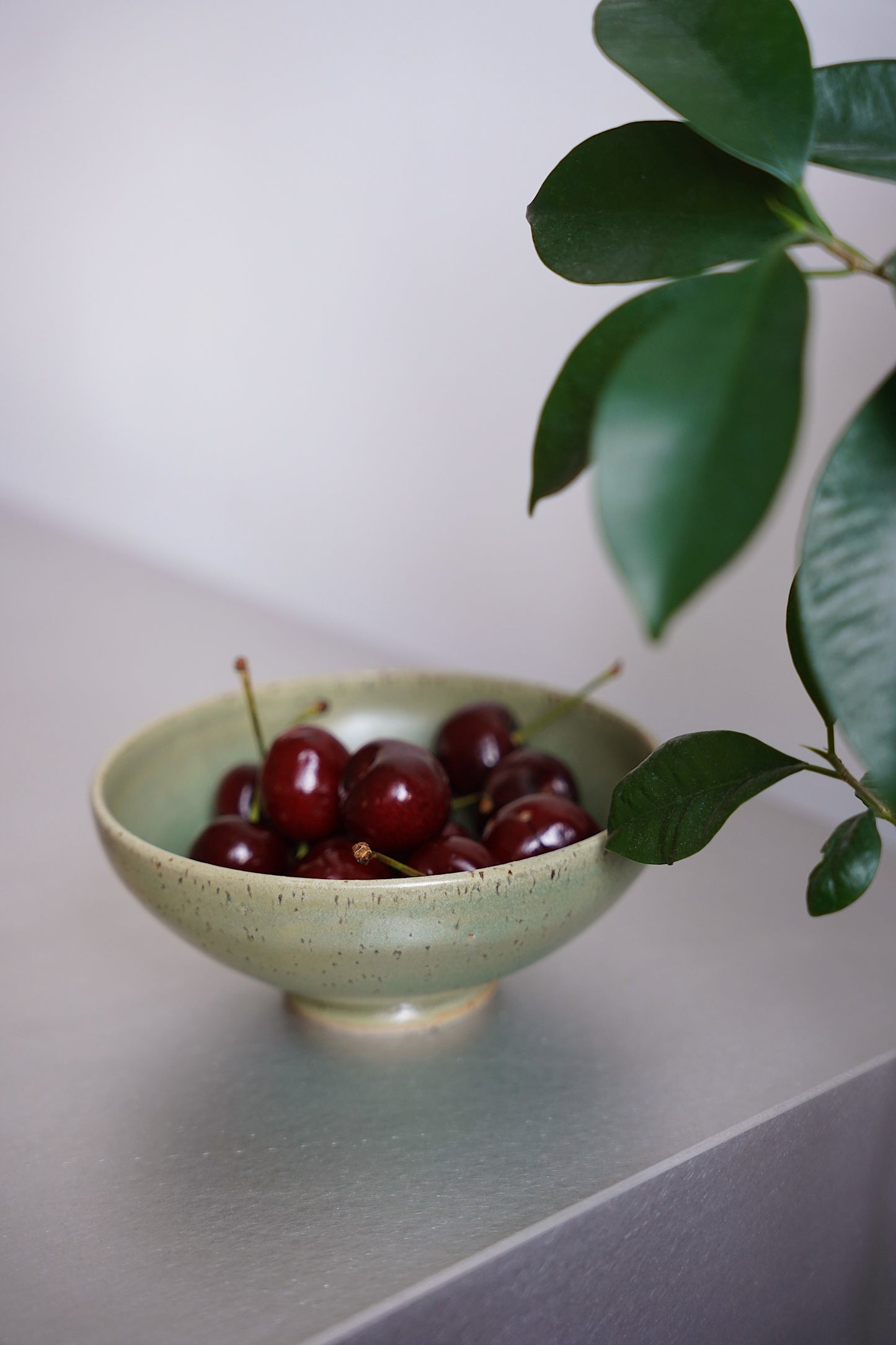 Kleine Schale - sage gesprenkelt