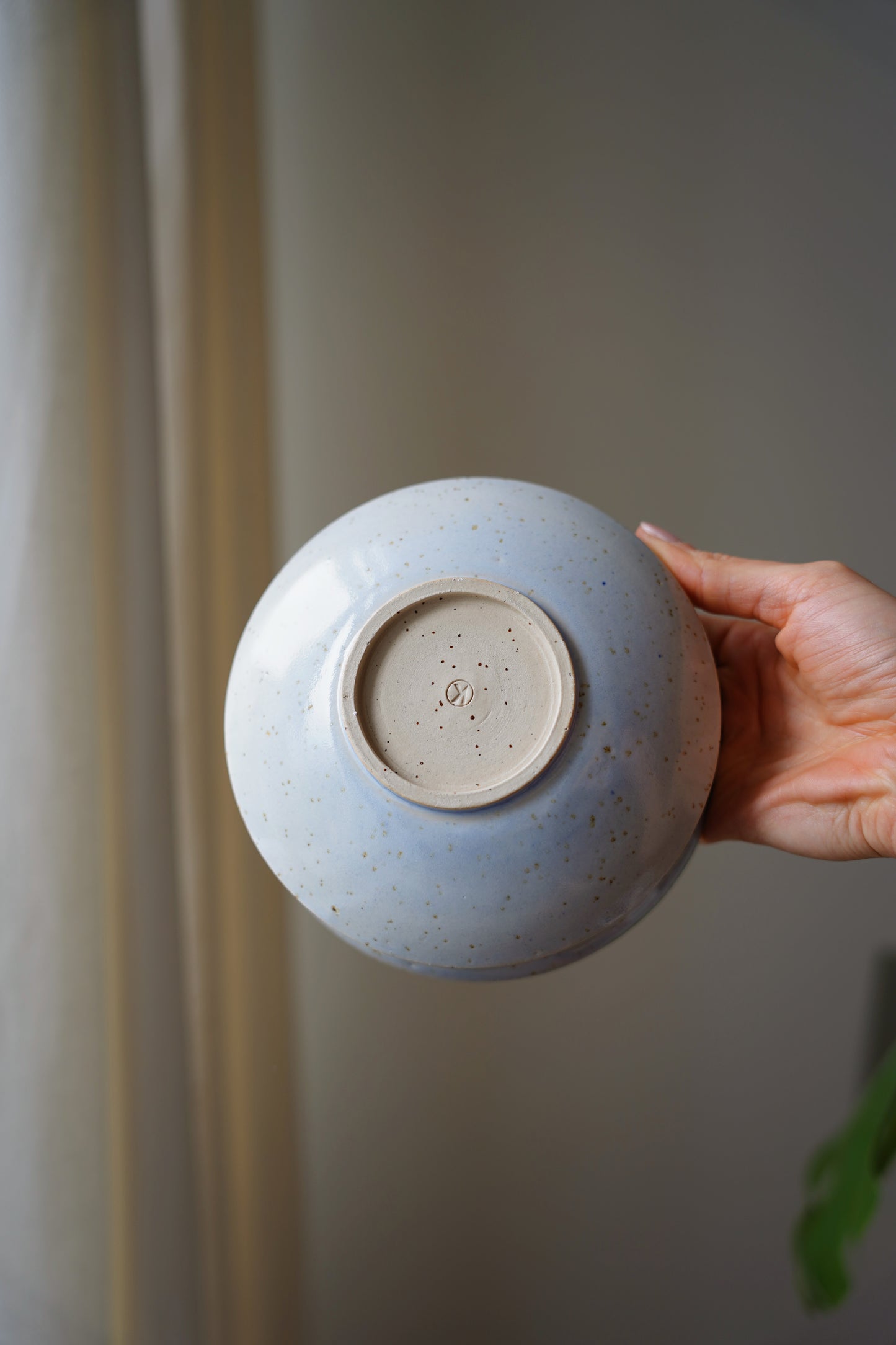 Handgemachte Schale - pastellblau
