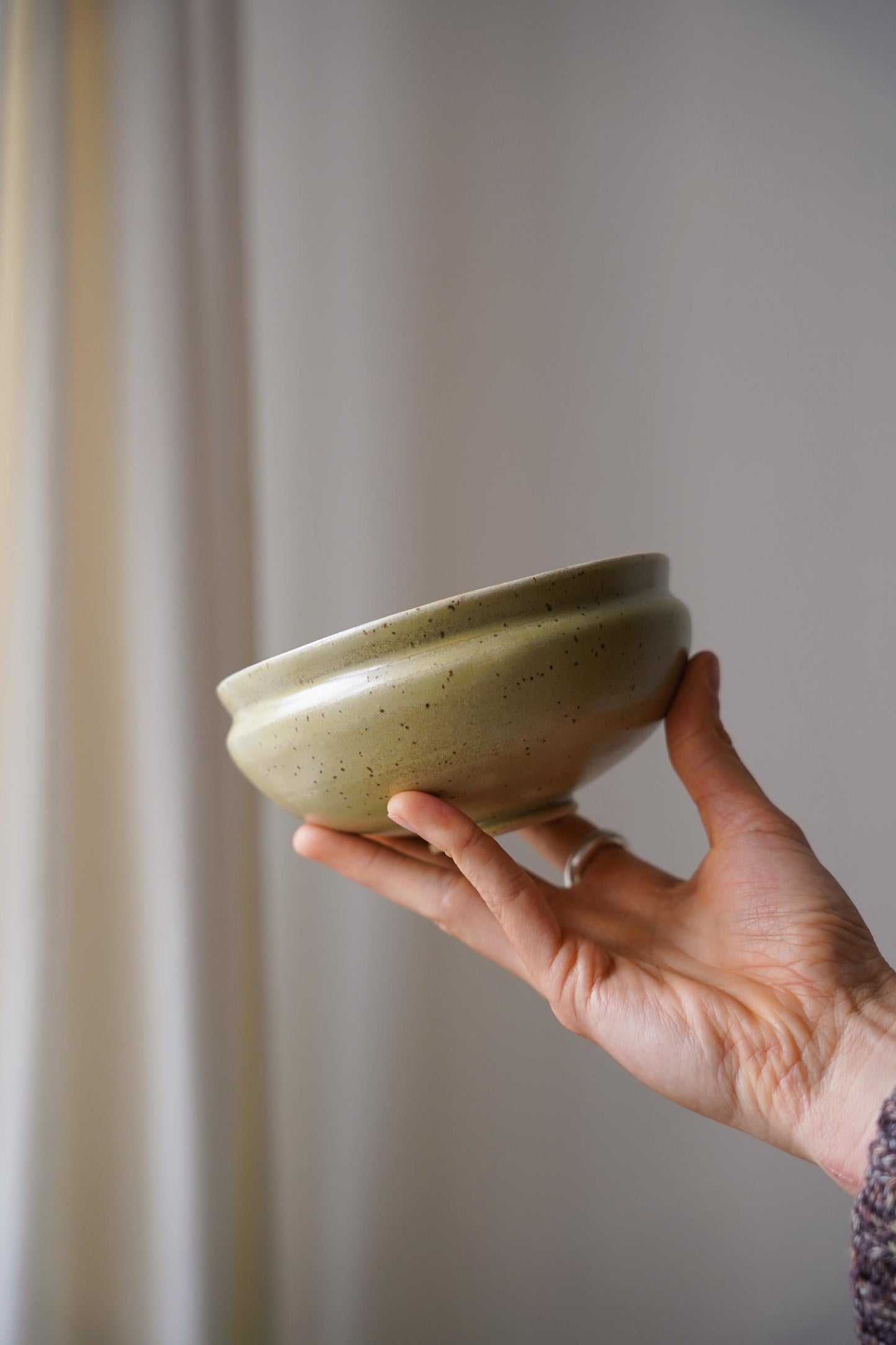 Keramik Müsli Schale – salbei grün (Seconds)