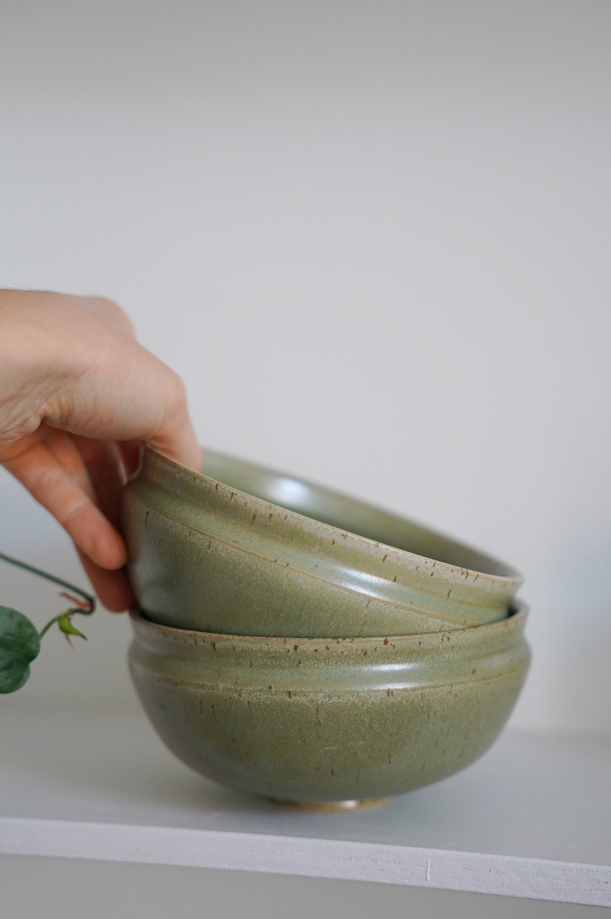 Handgemachte Keramik Frühstücks Schale 