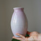 Keramik Vase – lila-pink pastell