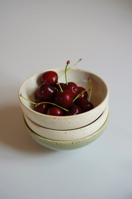 Kleine Schale - creme gesprenkelt