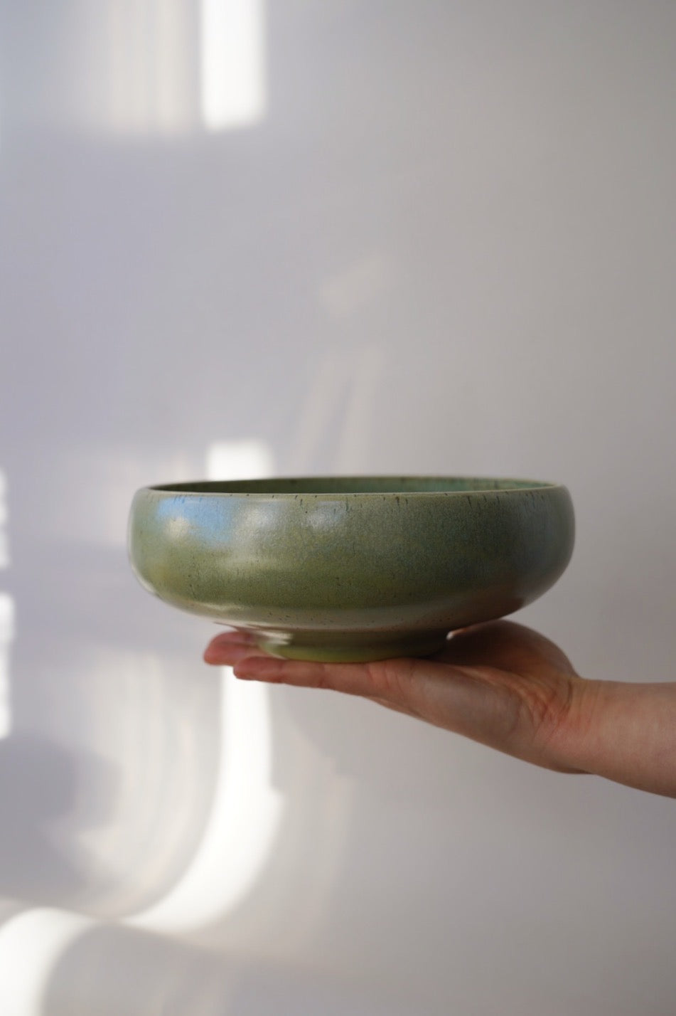 Obstschale - gesprenkelt sage