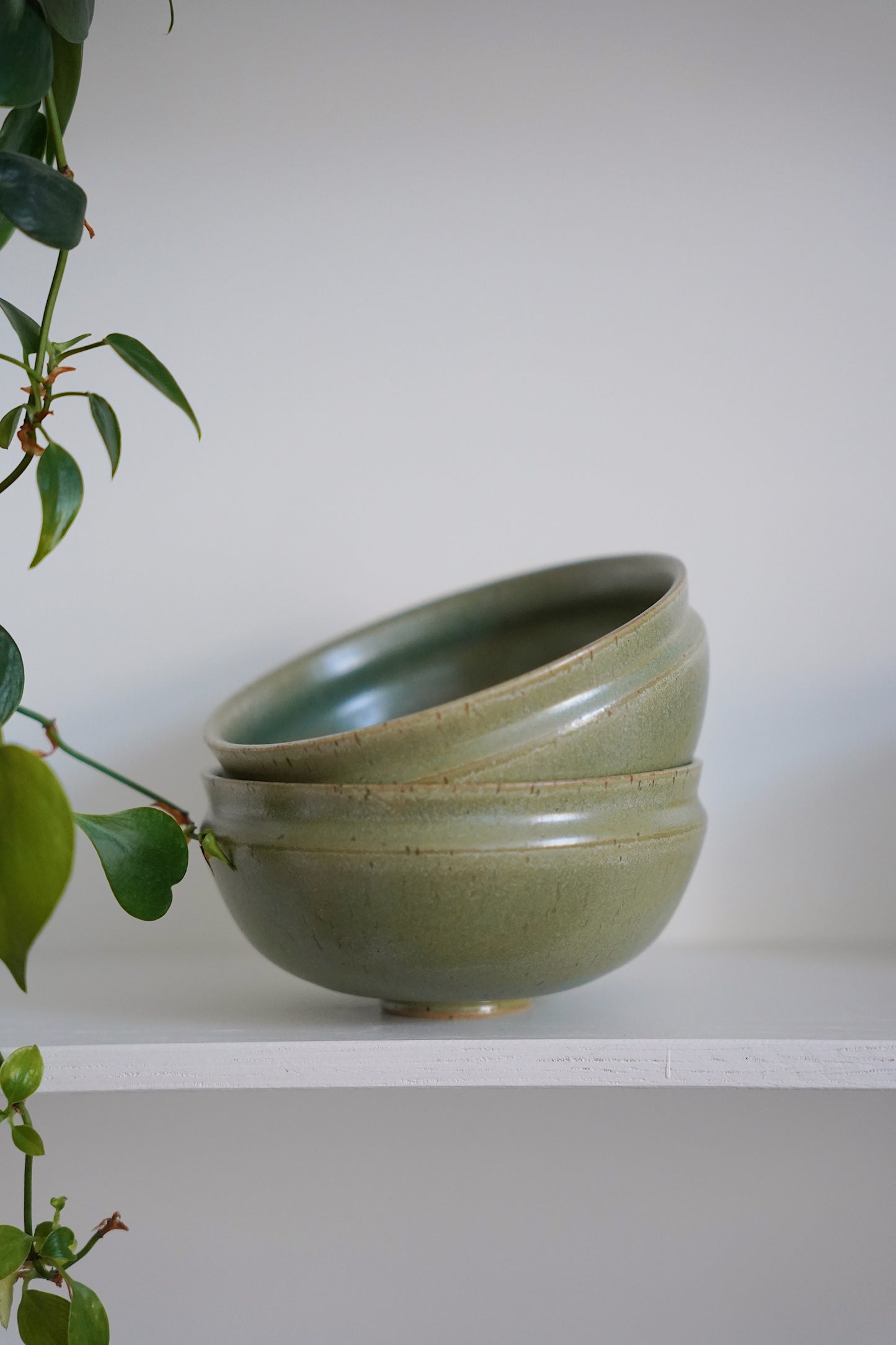 Keramik Müsli Schale Sage Grün minimalistisch Keramik Bowl