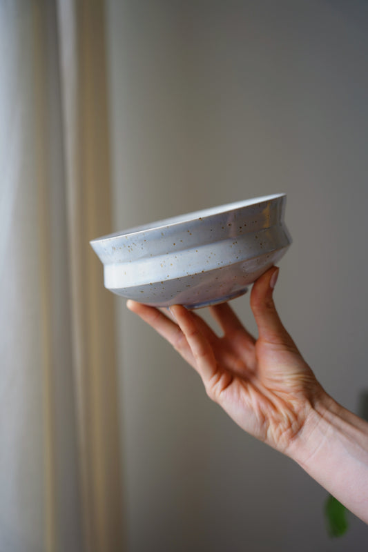 Handgemachte Schale - pastellblau