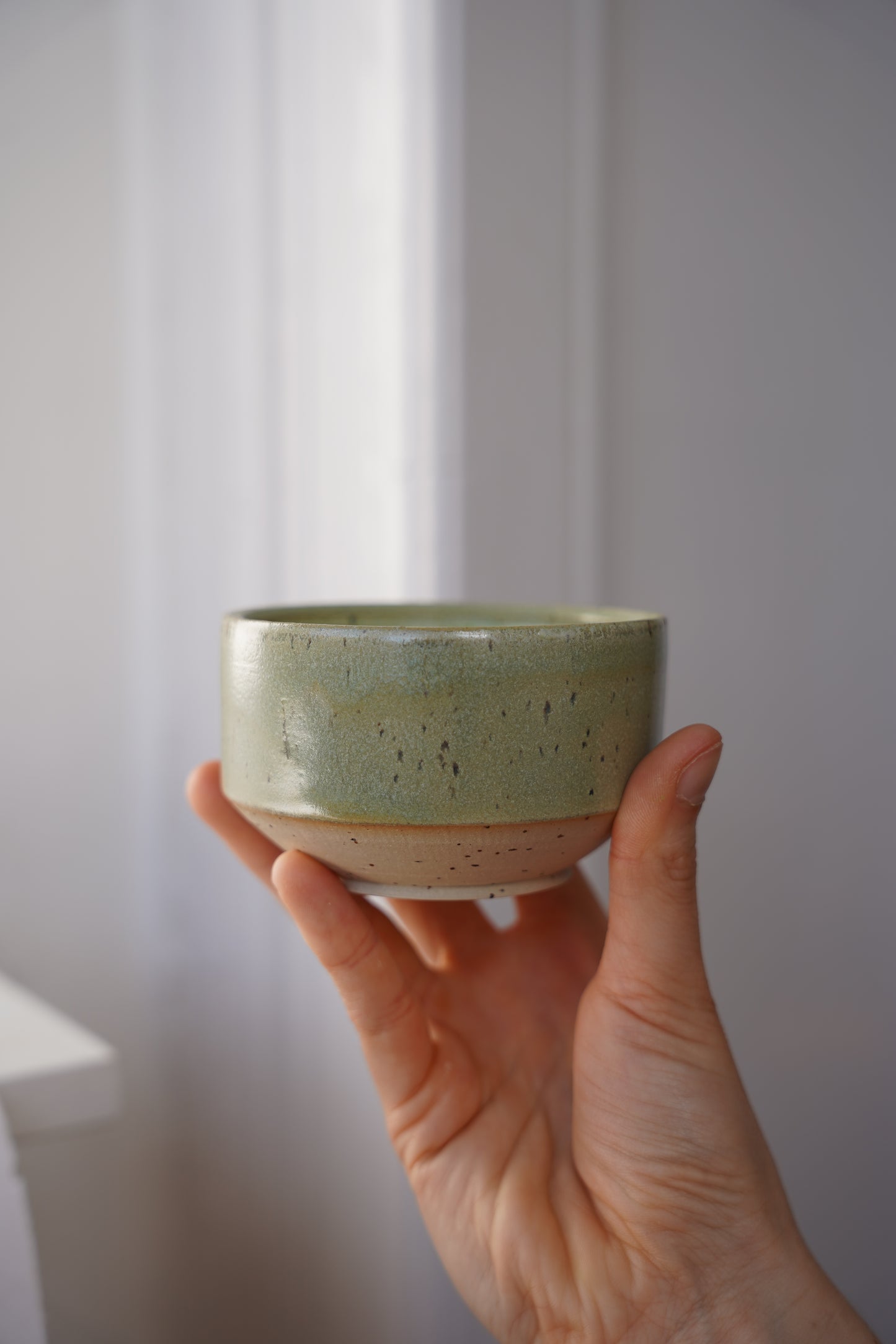Gesprenkelter Becher - sage