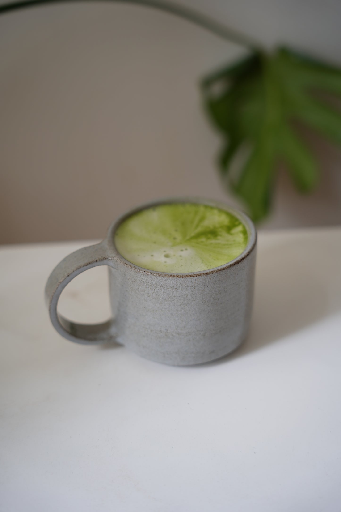 Cappuccino Tasse - pastell blau