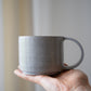 Cappuccino Tasse - pastell blau