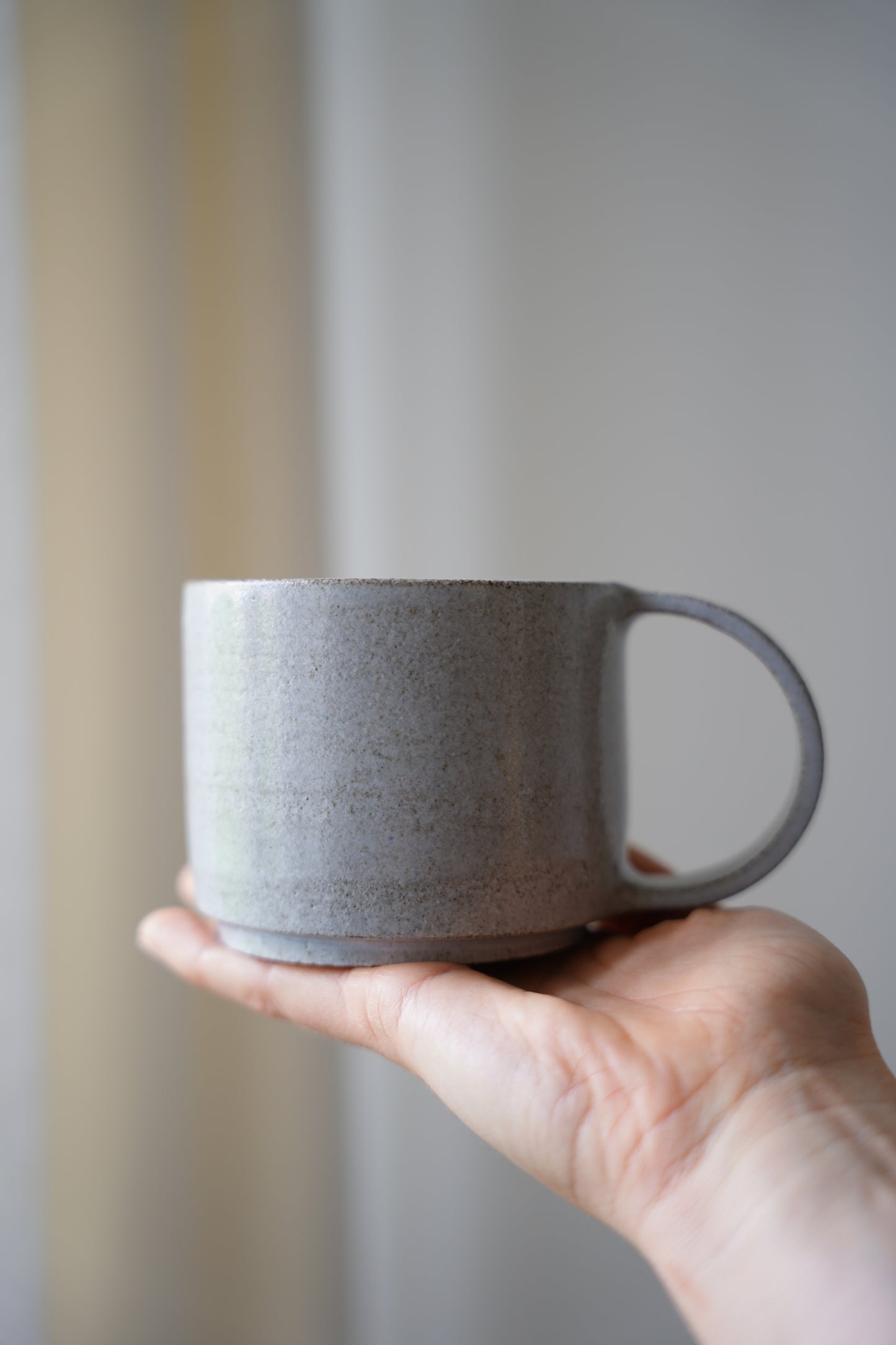 Cappuccino Tasse - pastell blau