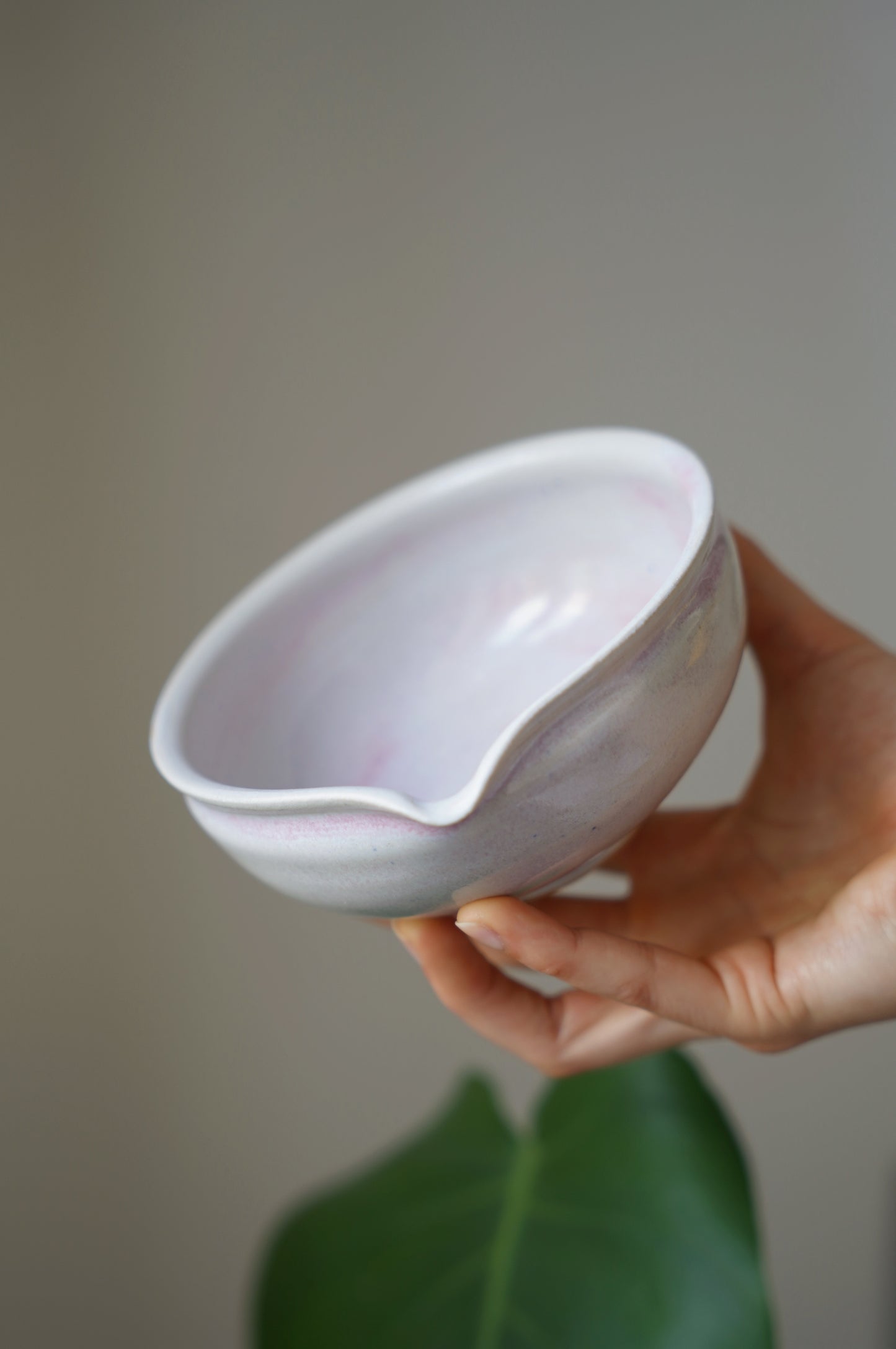 Matcha Schale - pastell lila-pink