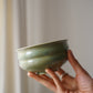 Gewellte Tasse - salbei grün