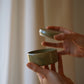 Dose mit Deckel - sage