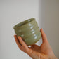 Gewellte Tasse - sage