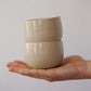Runder Becher - beige